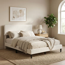 Load image into Gallery viewer, Lumen Queen Bed Frame - Cream