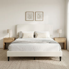 Load image into Gallery viewer, Lumen Queen Bed Frame - Cream