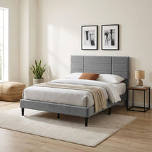 Load image into Gallery viewer, Slate Double Bed Frame - Grey