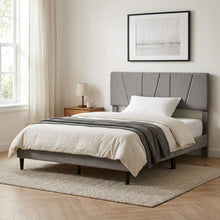 Load image into Gallery viewer, Sable Double Bed Frame - Grey