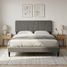Load image into Gallery viewer, Sable Queen Bed Frame - Grey