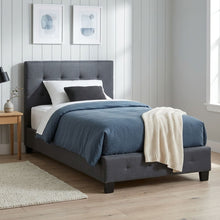 Load image into Gallery viewer, Ridge King Single Bed Frame - Dark Grey