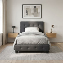 Load image into Gallery viewer, Ridge King Single Bed Frame - Dark Grey
