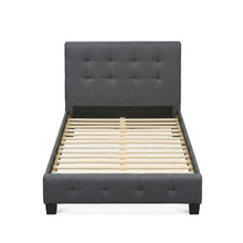 Load image into Gallery viewer, Ridge King Single Bed Frame - Dark Grey