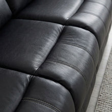 Load image into Gallery viewer, Wilson Manual 3 Seater Recliner Sofa - Black