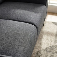 Load image into Gallery viewer, Brulo Linen 2 Seater Sofa - Dark Grey