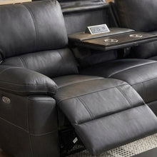 Load image into Gallery viewer, 23024-kingston-electric-recliner-corner-sofa-black-2604202