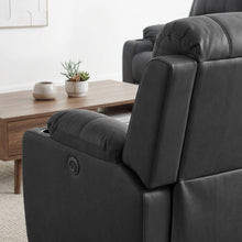 Load image into Gallery viewer, Marton Electric 3 Seater Recliner Sofa - Black