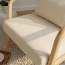 Load image into Gallery viewer, Taru Velvet Armchair - Beige