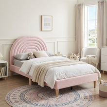Load image into Gallery viewer, Lydia King Single Bed Frame - Pink