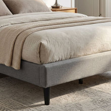 Load image into Gallery viewer, Sealy Super King Fabric Bed Frame - Light Grey