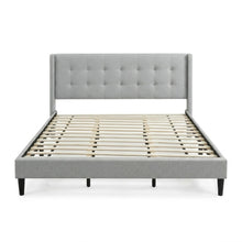 Load image into Gallery viewer, Sealy Super King Fabric Bed Frame - Silver