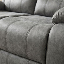 Load image into Gallery viewer, 23026-c-wilson-manual-3-seater-recliner-sofa-grey-2604202