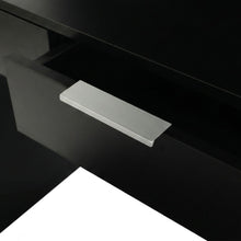Load image into Gallery viewer, Comfrey 2 Piece Dressing Table with Mirror & Stool Set - Black
