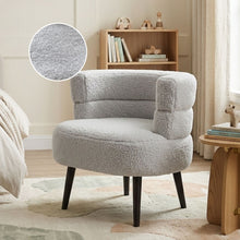 Load image into Gallery viewer, Hush Boucle Armchair - Light Grey
