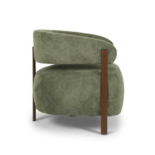 Load image into Gallery viewer, Elow Velvet Armchair - Olive Green