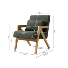 Load image into Gallery viewer, Aalto Velvet Armchair - Dark Green