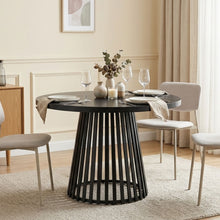 Load image into Gallery viewer, Arluna Round Dining Table 100x75cm - Black