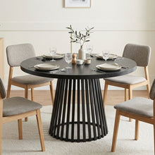 Load image into Gallery viewer, Arluna Round Dining Table 120x75cm - Black