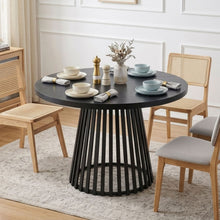 Load image into Gallery viewer, Arluna Round Dining Table 100x75cm - Black