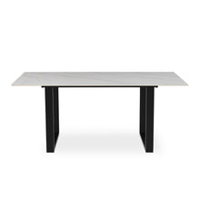 Load image into Gallery viewer, Bridger Matt Ceramic Dining Table 180 x 90cm - Snow White