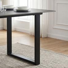 Load image into Gallery viewer, Ainsley Ceramic Dining Table 160 x 90cm - Golden Black (p1=0.300m³ - 47.5kg) (p2=0.116m³ - 10.0kg) (T=0.416m³ - 57.5kg)