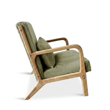 Load image into Gallery viewer, Taru Velvet Armchair - Green