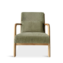 Load image into Gallery viewer, Taru Velvet Armchair - Green