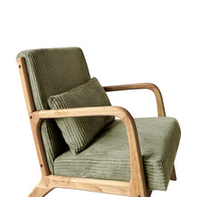 Load image into Gallery viewer, Taru Velvet Armchair - Green