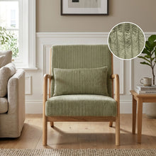 Load image into Gallery viewer, Taru Velvet Armchair - Green