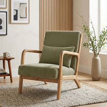 Load image into Gallery viewer, Taru Velvet Armchair - Green