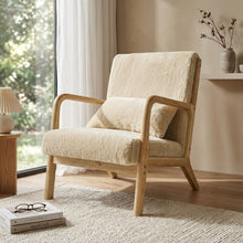 Load image into Gallery viewer, Taru Velvet Armchair - Light Khaki