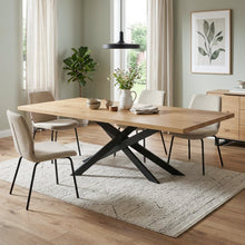 Load image into Gallery viewer, Croscen Rectangle Dining Table 240x95cm - Oak
