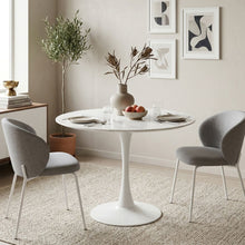 Load image into Gallery viewer, Tulesso Round Dining Table 80x75cm - Snow White