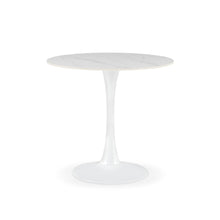 Load image into Gallery viewer, Tulesso Round Dining Table 80x75cm - Snow White
