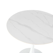 Load image into Gallery viewer, Tulesso Round Dining Table 80x75cm - Snow White