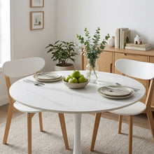 Load image into Gallery viewer, Tulesso Round Dining Table 80x75cm - Snow White