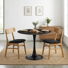 Load image into Gallery viewer, Tulesso Round Dining Table 80x75cm - Golden Black