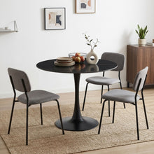 Load image into Gallery viewer, Tulesso Round Dining Table 80x75cm - Golden Black