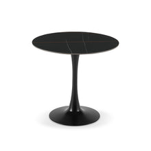 Load image into Gallery viewer, Tulesso Round Dining Table 80x75cm - Golden Black