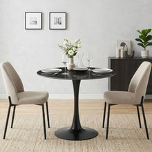 Load image into Gallery viewer, Tulesso Round Dining Table 80x75cm - Golden Black