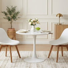 Load image into Gallery viewer, Tulesso Round Dining Table 90x75cm - Snow White