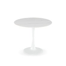 Load image into Gallery viewer, Tulesso Round Dining Table 90x75cm - Snow White