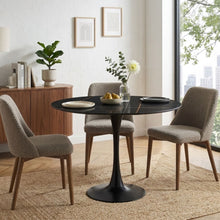 Load image into Gallery viewer, Tulesso Round Dining Table 90x75cm - Golden Black