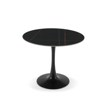 Load image into Gallery viewer, Tulesso Round Dining Table 90x75cm - Golden Black