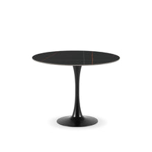 Load image into Gallery viewer, Tulesso Round Dining Table 90x75cm - Golden Black