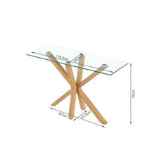 Load image into Gallery viewer, Stelvia Console Table 120x40cm - Light Oak