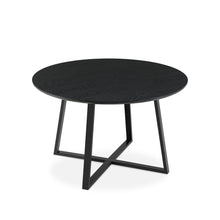 Load image into Gallery viewer, Crastin Round Dining Table 120x75cm - Black
