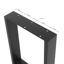 Load image into Gallery viewer, Varex Box Shape Metal Coffee Table Legs 30x40cm - Set of 2