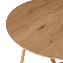 Load image into Gallery viewer, Crastin Round Dining Table 120x75cm - Oak